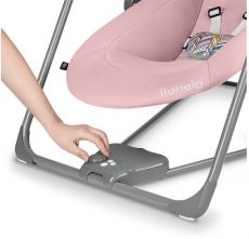 Шезлонг - електрокачель Lionelo Otto Pink Baby